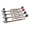 500 lb. Capacity 1 in. x 15 ft. Ratcheting Tie-Downs 4-Pack Q18829