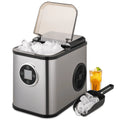 Countertop Portable Ice Maker Machine with Ice Scoop and Basket, Black R728