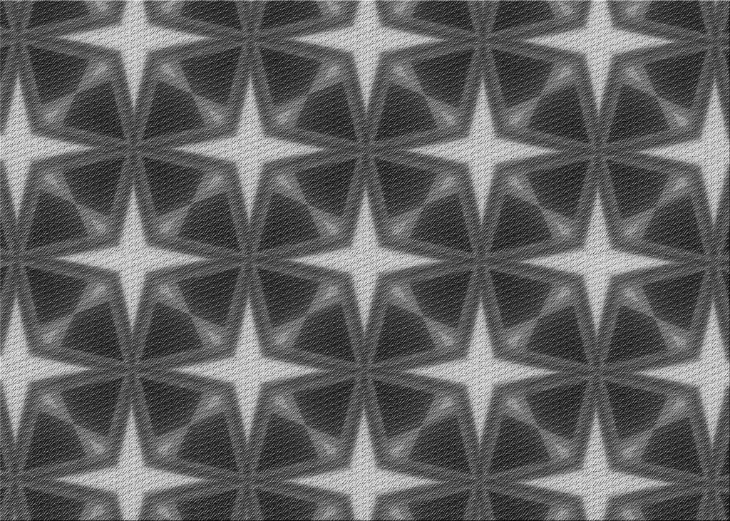 Dark Gray Black Patterned Area Rugs, 5' x 7' T834505