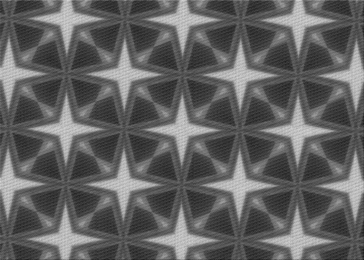 Dark Gray Black Patterned Area Rugs, 5' x 7' T834505