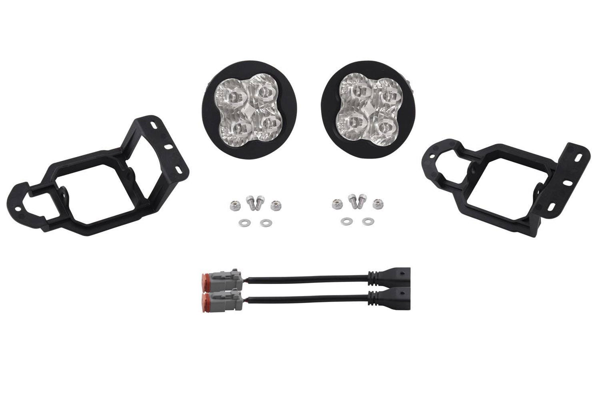 Yellow SAE LED Fog Light Kit F9485