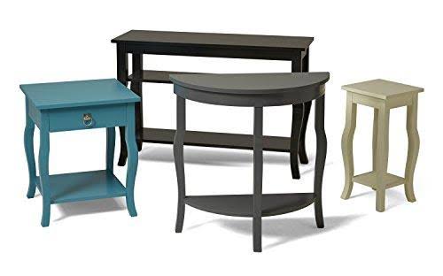 Blue Half Moon Console Table Z908736