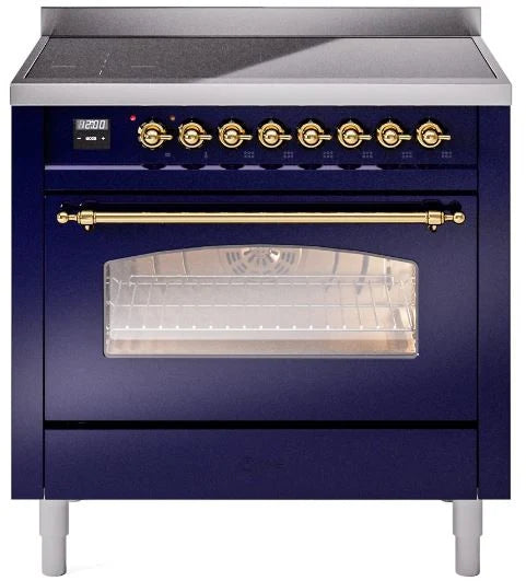 Blue Induction Range with Electric Oven Y767
