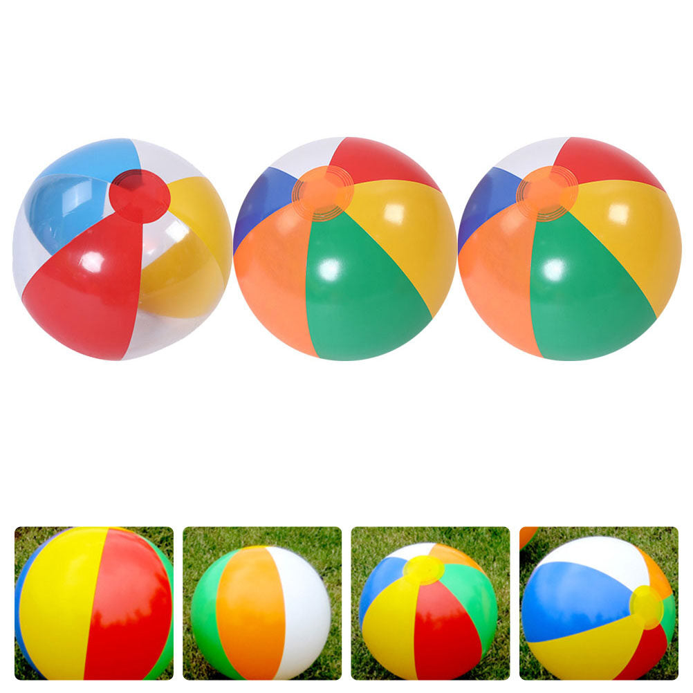 3Pcs Inflatable Beach Ball Pool Toy T7547