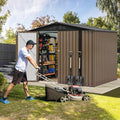 8'x6' Metal Outdoor Storage Shed U928