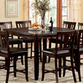 Transitional Espresso Square Counter Table L930700