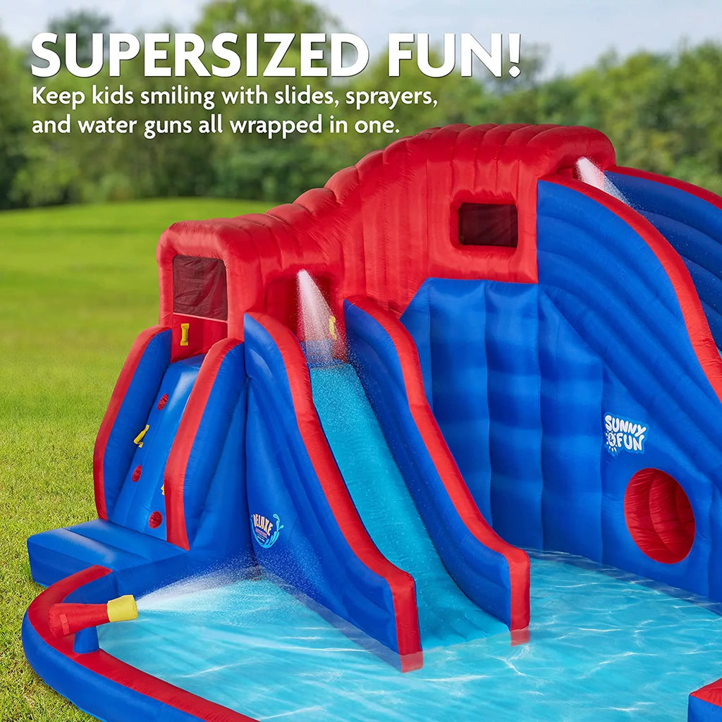 Inflatable Water Slide Park & Pool with Pump Z1641