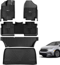 Black TPE All Weather Floor Mats and Cargo Liner M3889