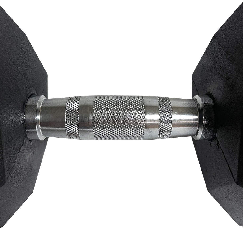 25 lbs Pair Rubber Hex Dumbbell G3883