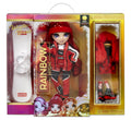 Red Fashion Doll Playset With 2 Outfits, Snowboard And Winter Accessories D689