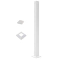 Textured White Cable Line Post S274245