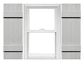 4 Board and Batten Joined Vinyl Shutters (1 Pair) - 14 x 39 Paintable V6135