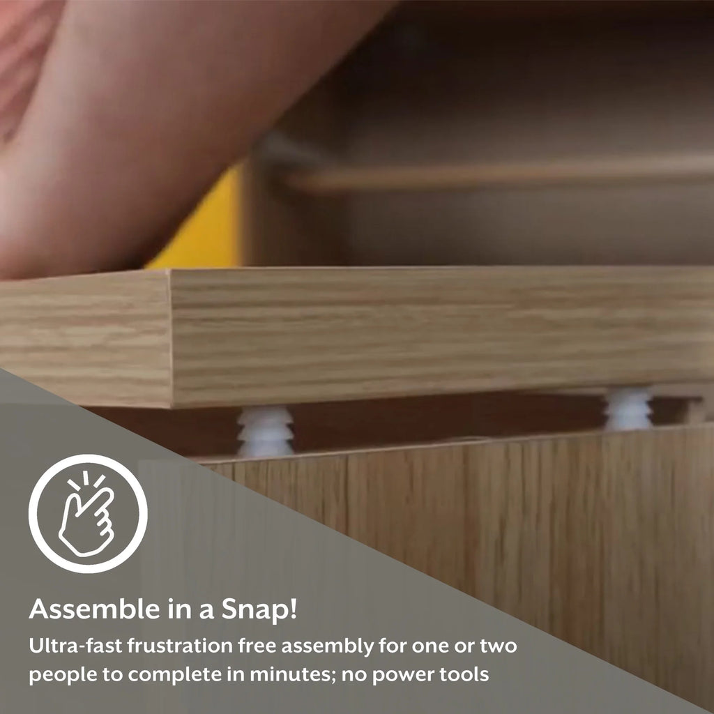 White Open Shelf Nightstand X3504