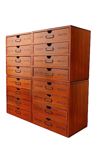 16 Drawer Wooden Storage Box V12428