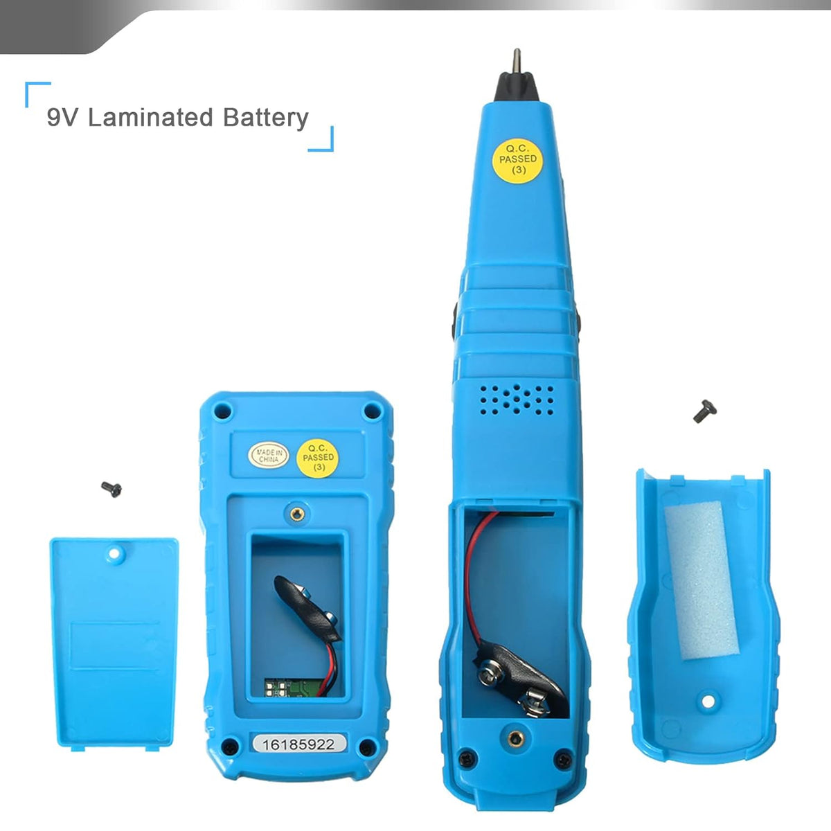 RJ11 RJ45 Cable Tester Toner Ethernet LAN Tester, Pack of 2 P4786