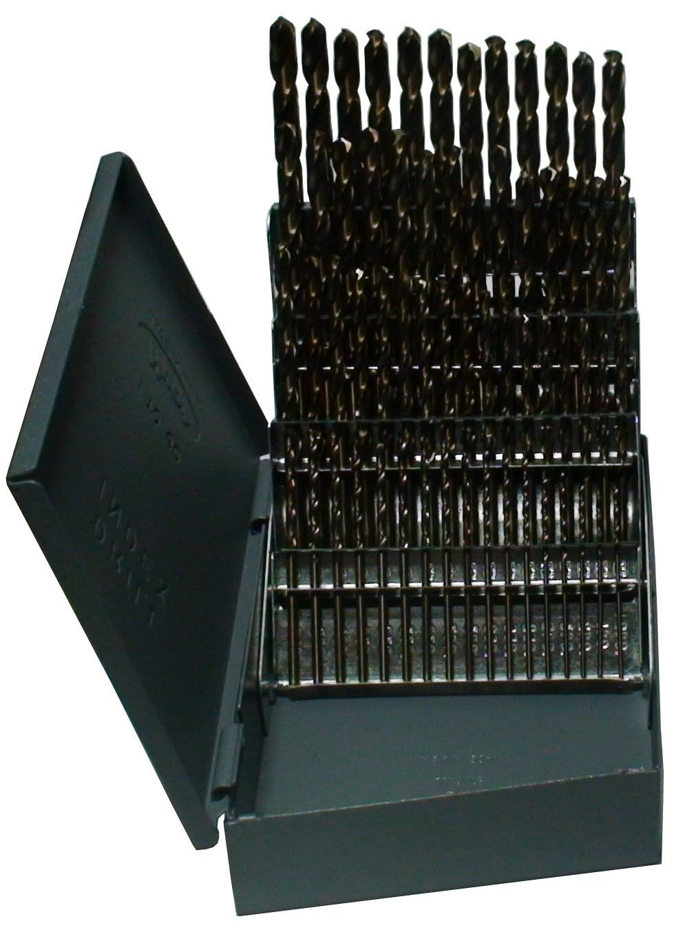 Cobalt Steel Jobber Drill Bit Set, 60 Pieces C6070