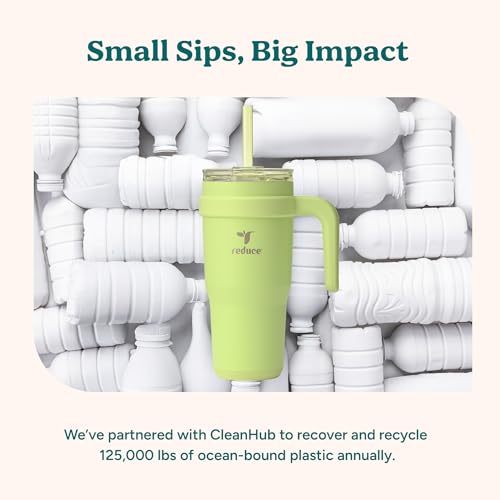 40 oz Vacuum Insulated Stainless Steel Tumbler with Handle O7673