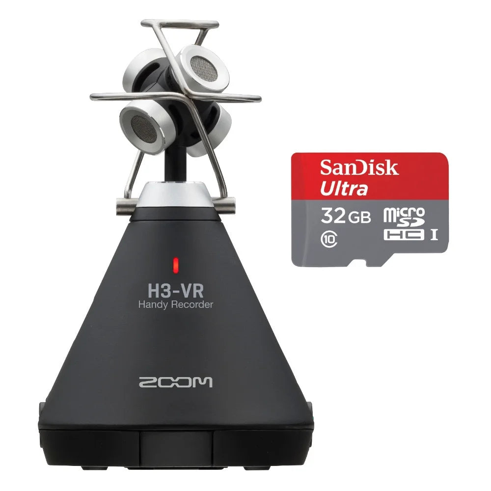360-Degree Audio Handy Recorder with 32GB MicroSD Card K335