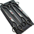 7.0in Titanium 4pcs Dog Grooming Scissors Set P51995