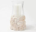 Coral Hurricane with Pillar Candle R831