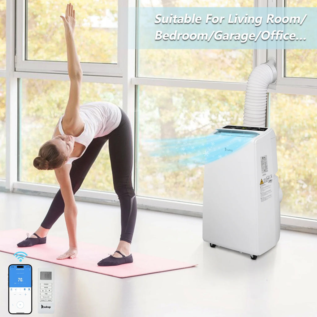 5100 BTU Portable Air Conditioner & Dehumidifier White J284