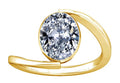 American Diamond Zircon Silver Ring C849