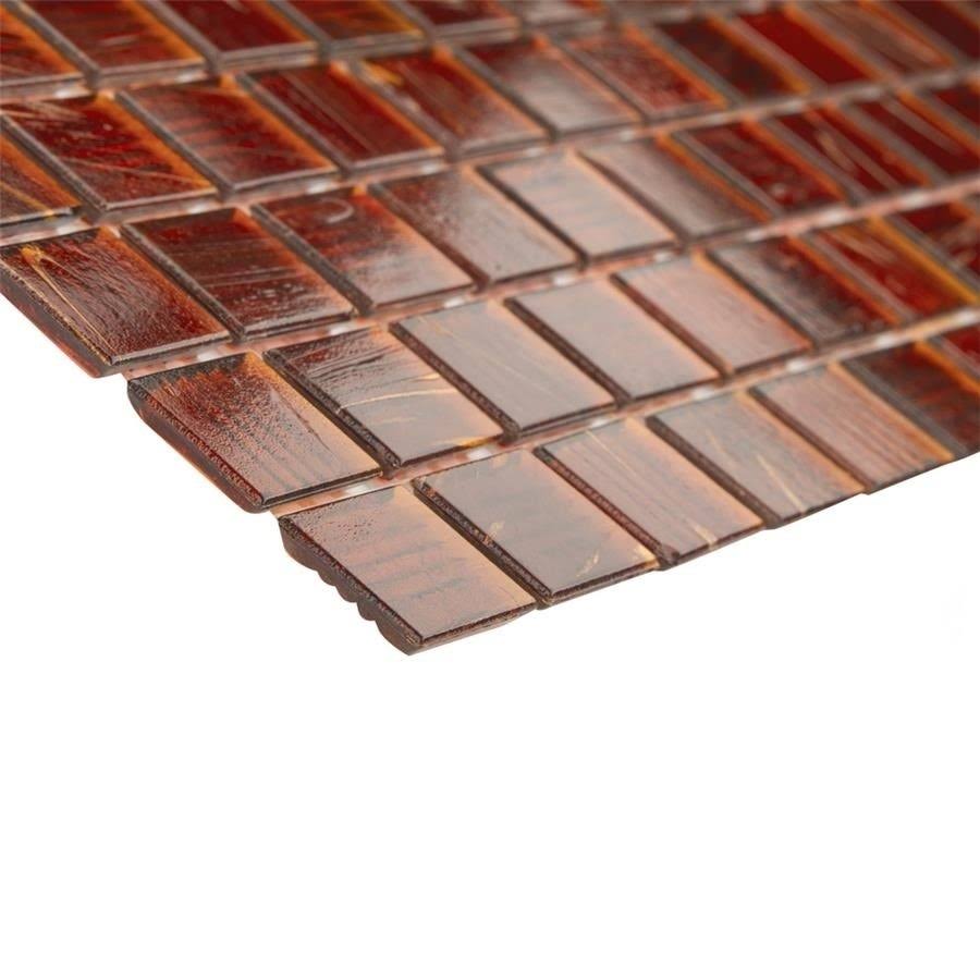 Red Glass Mosaic Wall Tile V44647