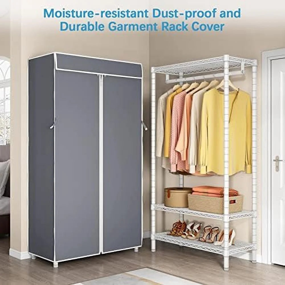 3 Tiers Garment Rack with Cover N597