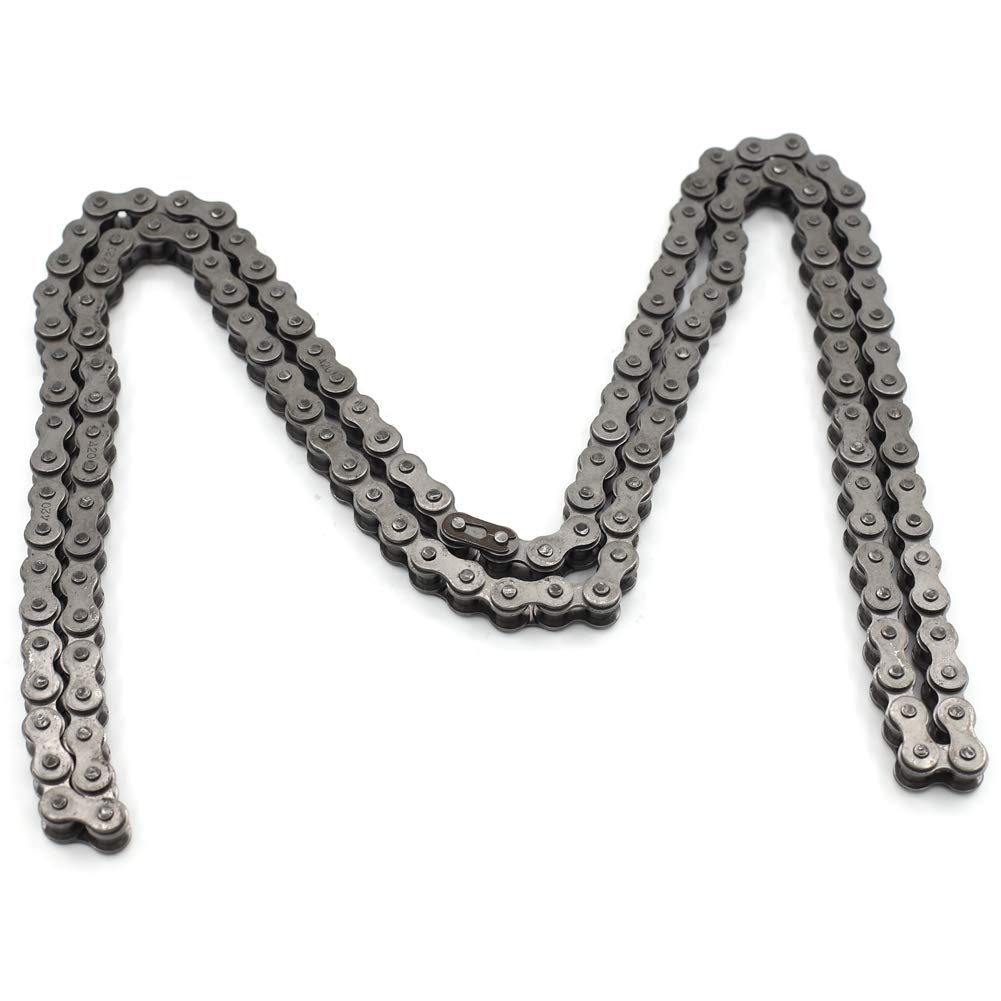 420 Roller Chain 132 Link with Chain Breaker, Pack of 2 Y40495
