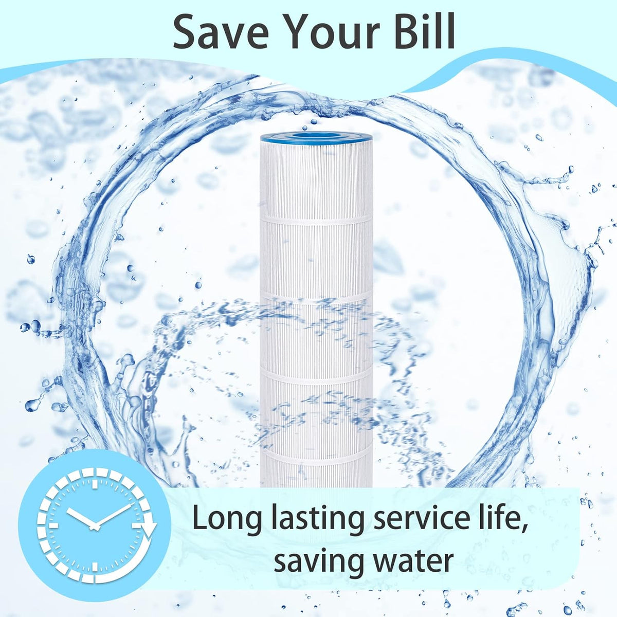 4-Pack Filter Cartridges for Pool Pump P42833