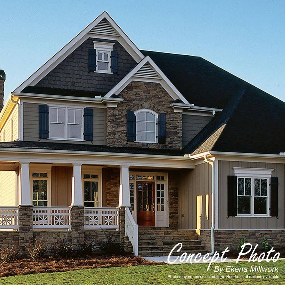 PVC Horizontal Elongated Octagon Gable Vent T243049