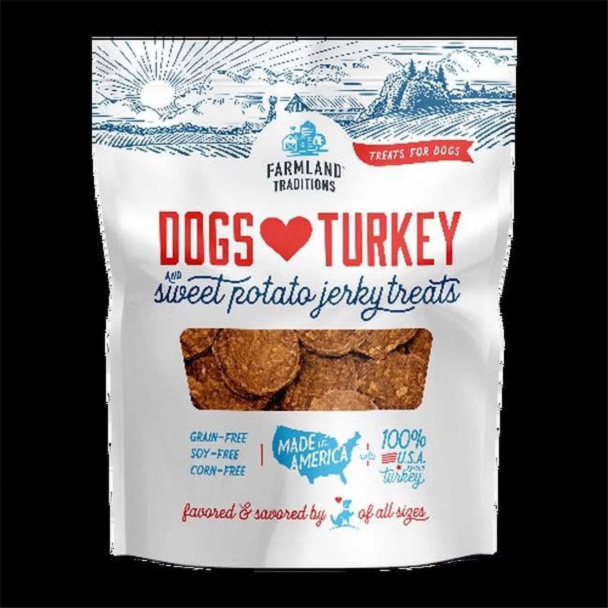16 oz Turkey & Sweet Potato Jerky Dog Treats P979