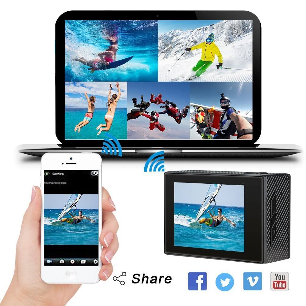4K 20MP WiFi Action Camera with EIS S2941