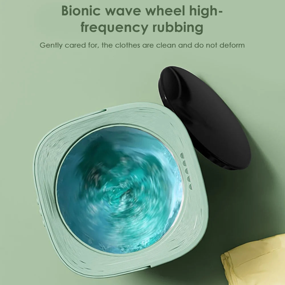 Green Portable Folding Washer T730168