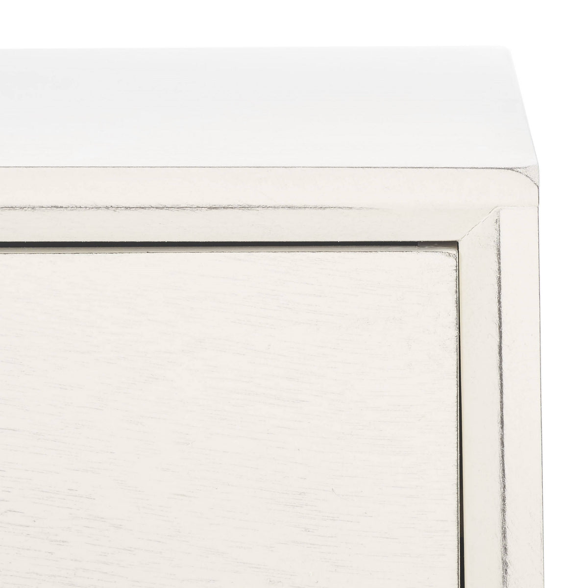Distressed White 1 Drawer Writing Desk C3116