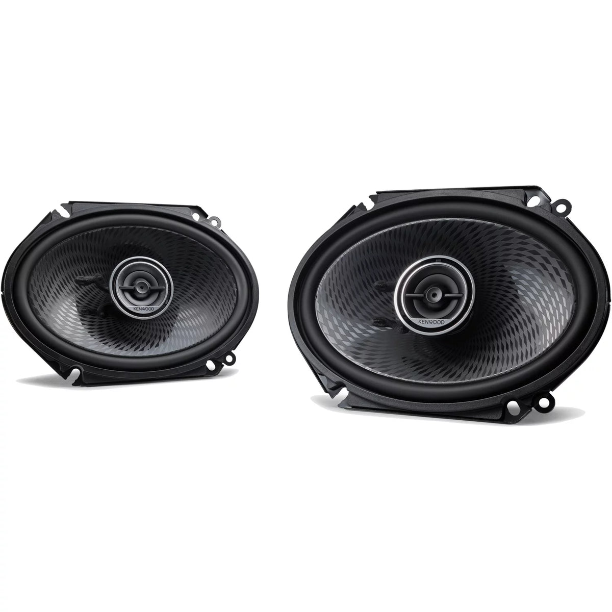 Black 6-in. x 8-In. 2-Way Full-Range Speakers, 2 Pack T485