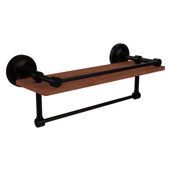 16-Inch Shelf With Gallery Rail and Towel Bar S34944