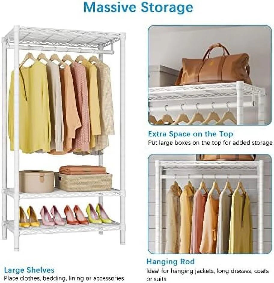 3 Tiers Garment Rack with Cover N597