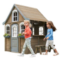 Wooden Outdoor Playhouse with Kitchen K825882
