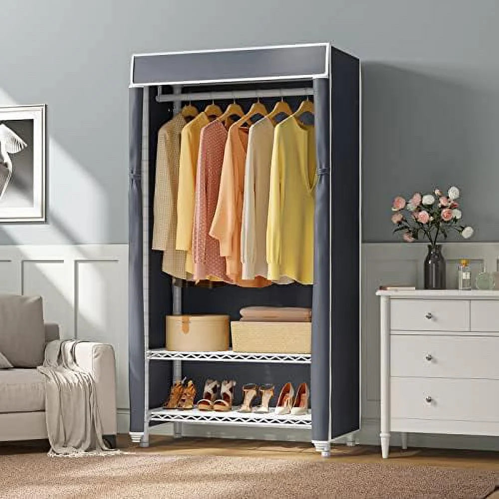 3 Tiers Garment Rack with Cover N597