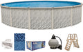 12' Round 52" Wall Above-Ground Swimming Pool with Full Start-Up Kit R23580