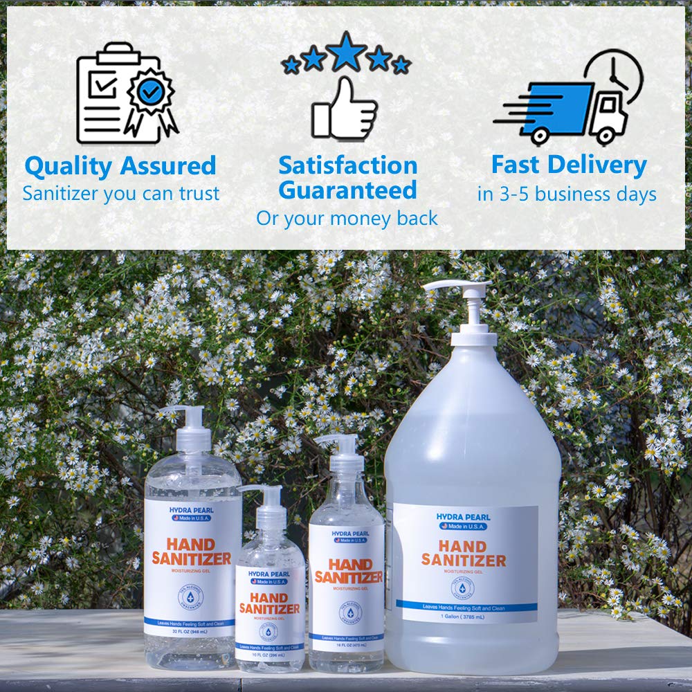 Hydra Pearl Hand Sanitizer Gel - 70% Alcohol - Unscented - 50 Gallon (189 L) With Drum Pump M985