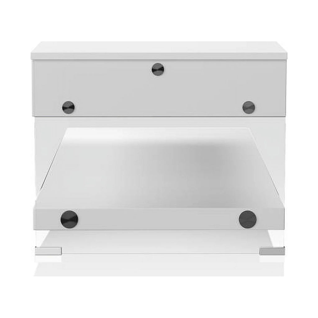 White Wood Storage Coffee Table S43509