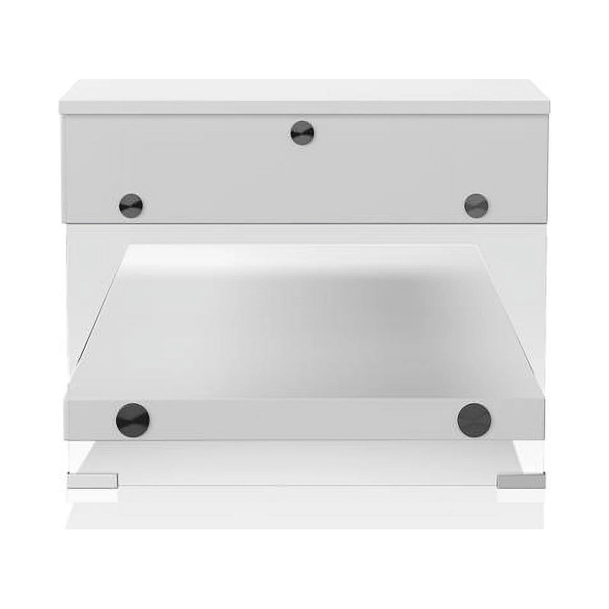 White Wood Storage Coffee Table S43509