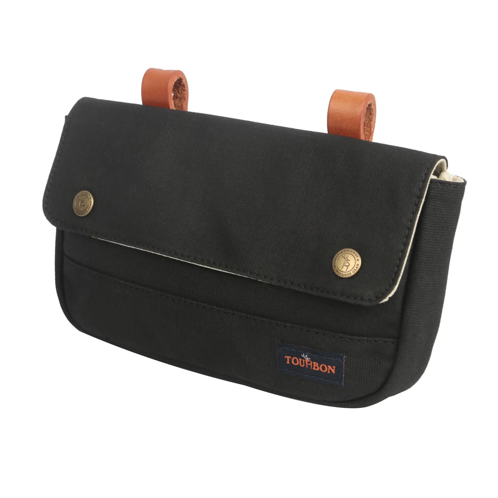 Waxed Canvas Waterproof Bicycle Handlebar Bag Q46886