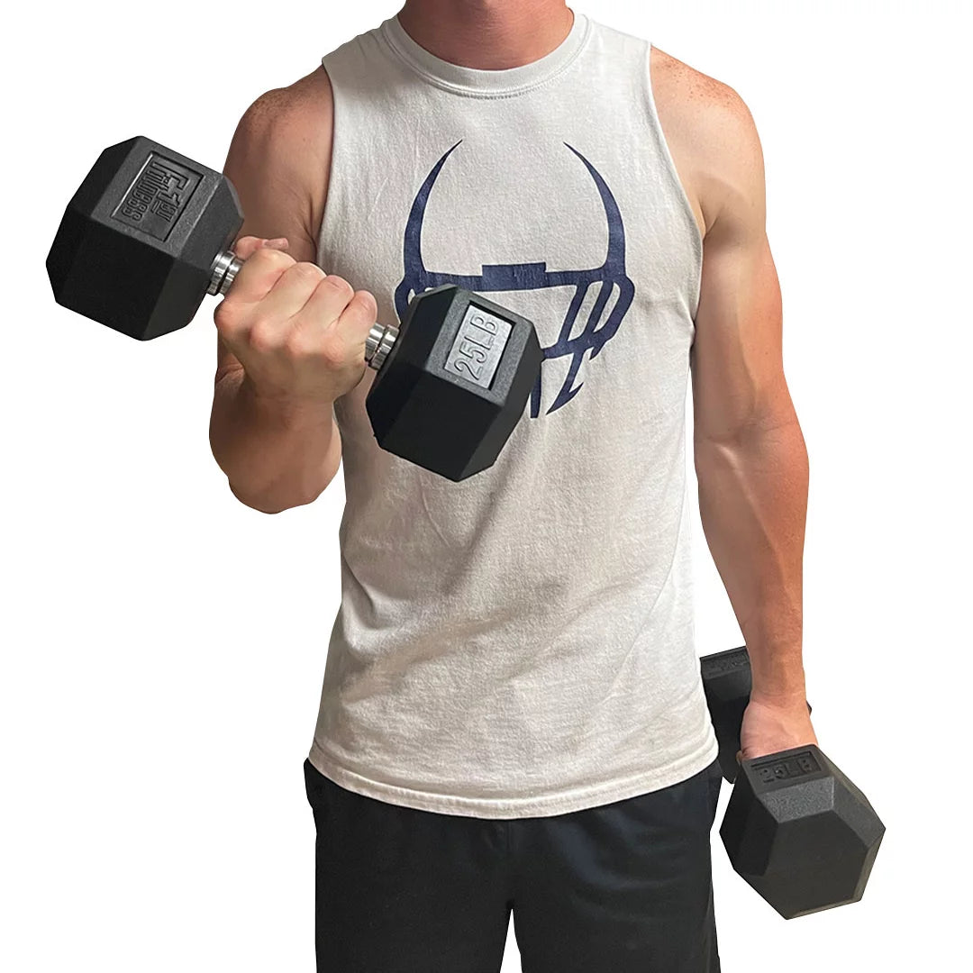 25 lbs Pair Rubber Hex Dumbbell G3883