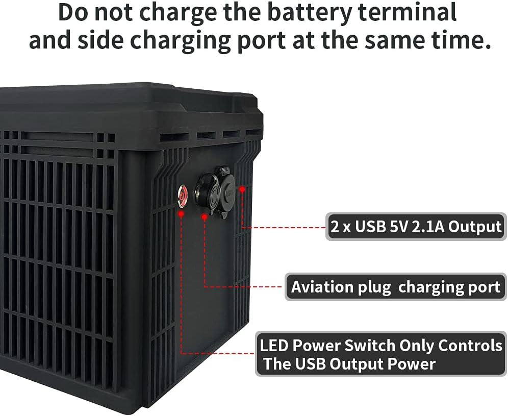 12V 200Ah LiFePO4 Battery with Built-in BMS Q552613