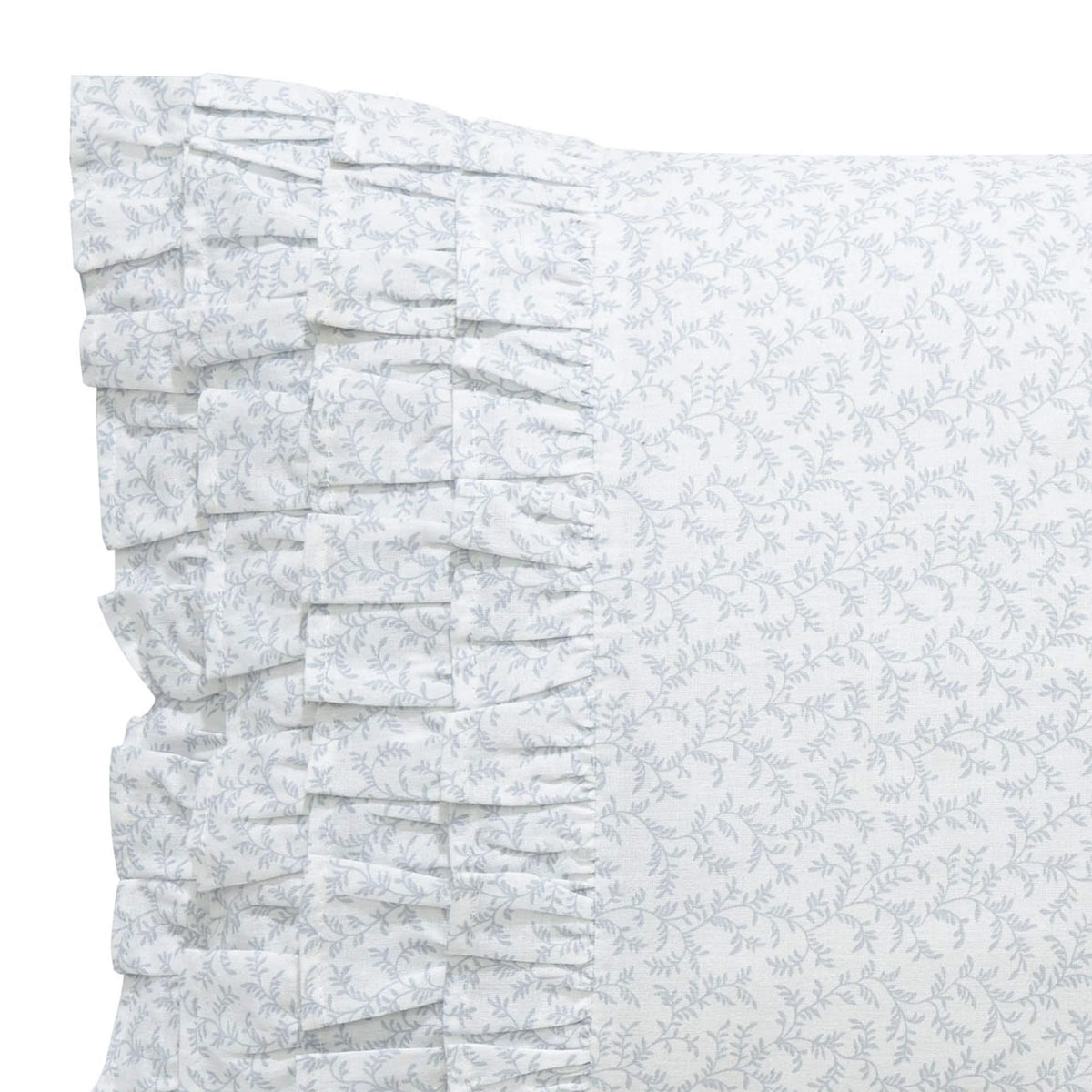 Cottage Blue Throw Pillow with Envelope Closure Y953222