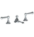 Polished Natural Brass Widespread Lavatory Faucet B2907