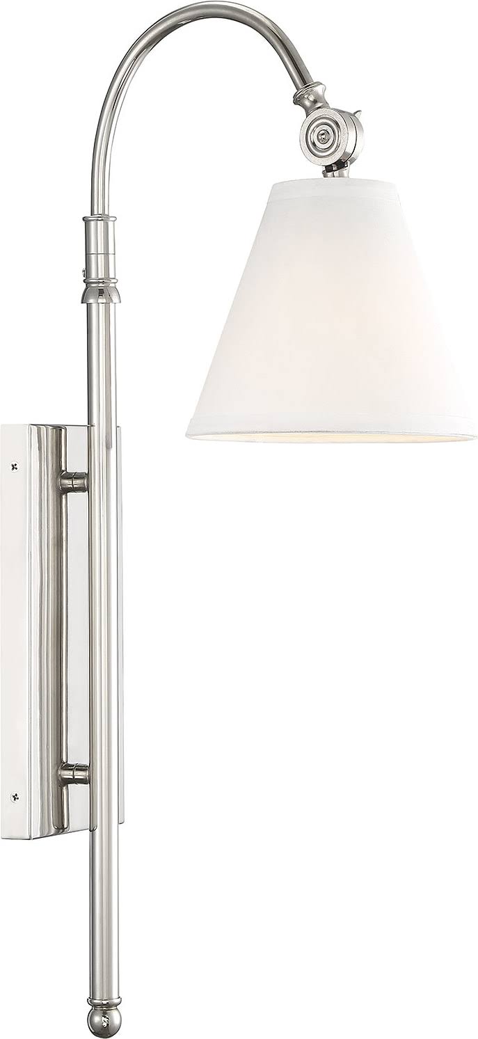 Polished Nickel Sconce I510